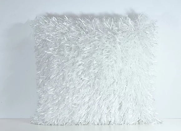 Shaggy hotsell white pillow