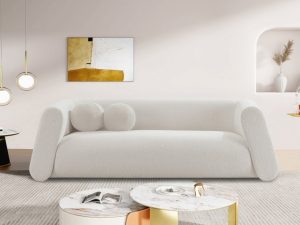 Abbington Boucle Fabric Sofa
