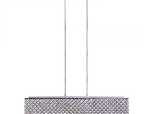 CINDERELLA CRYSTAL RECTANGULAR CHANDELIER // 12 LIGHT