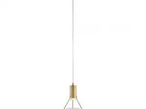HOLLYWOOD DIAMOND 1 LIGHT PENDANT // GOLD