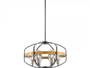OPIA VINTAGE CHANDELIER GOLD & BLACK // 8 LIGHT