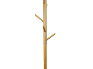 Natural Wood Coat & Hat Rack