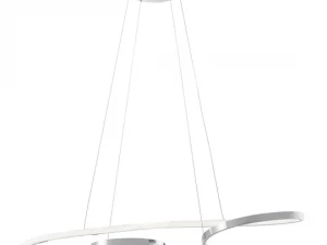 SHANGHAI LED ADJUSTABLE CHANDELIER // CHROME