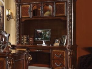 Vendome Computer Desk W/Hutch