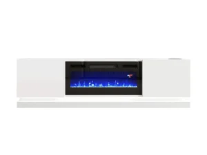 TV 242 WHITE with Fireplace